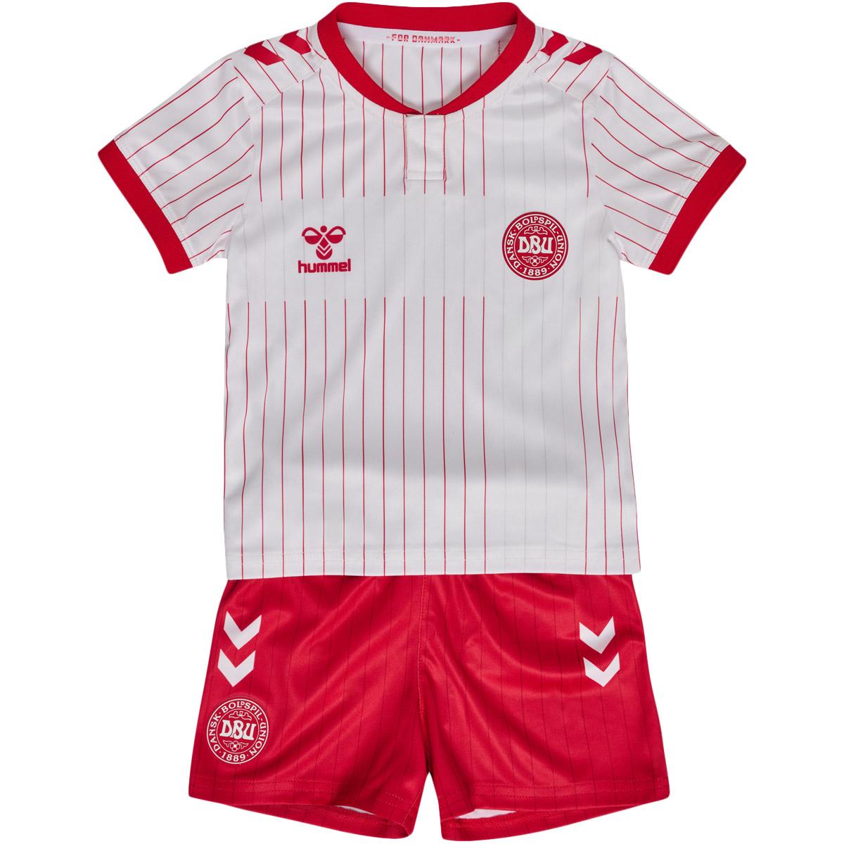 Danmark 26/27 Udebane Landsholdssæt Børn White/Red