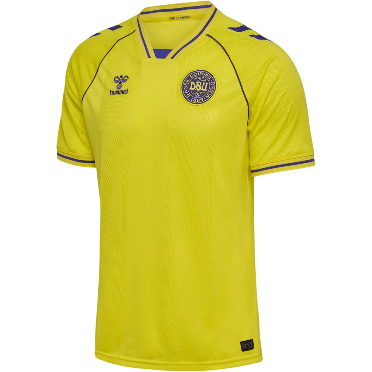 Danmark 26/27 Målmandstrøje Yellow/Blue