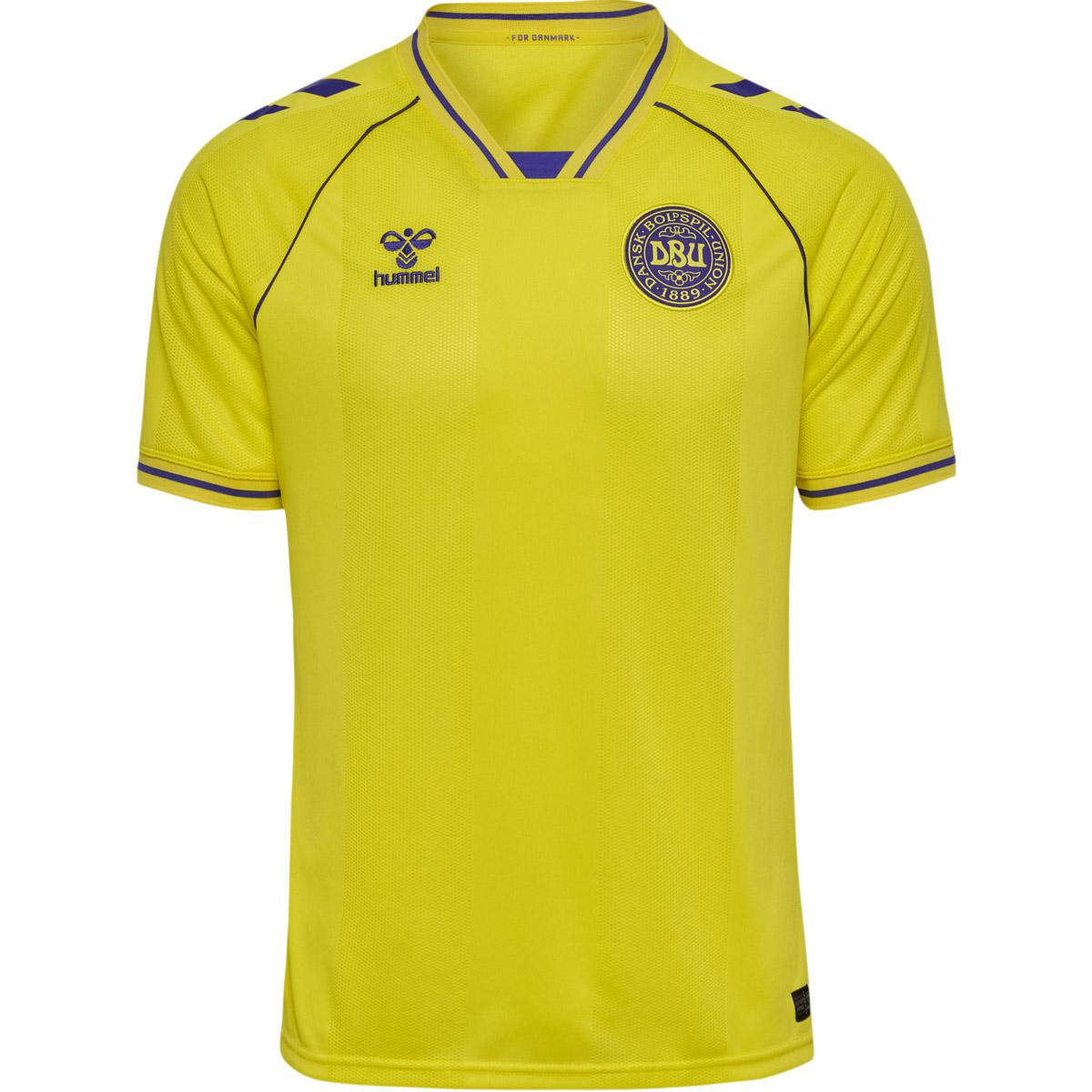 Danmark 26/27 Målmandstrøje Yellow/Blue