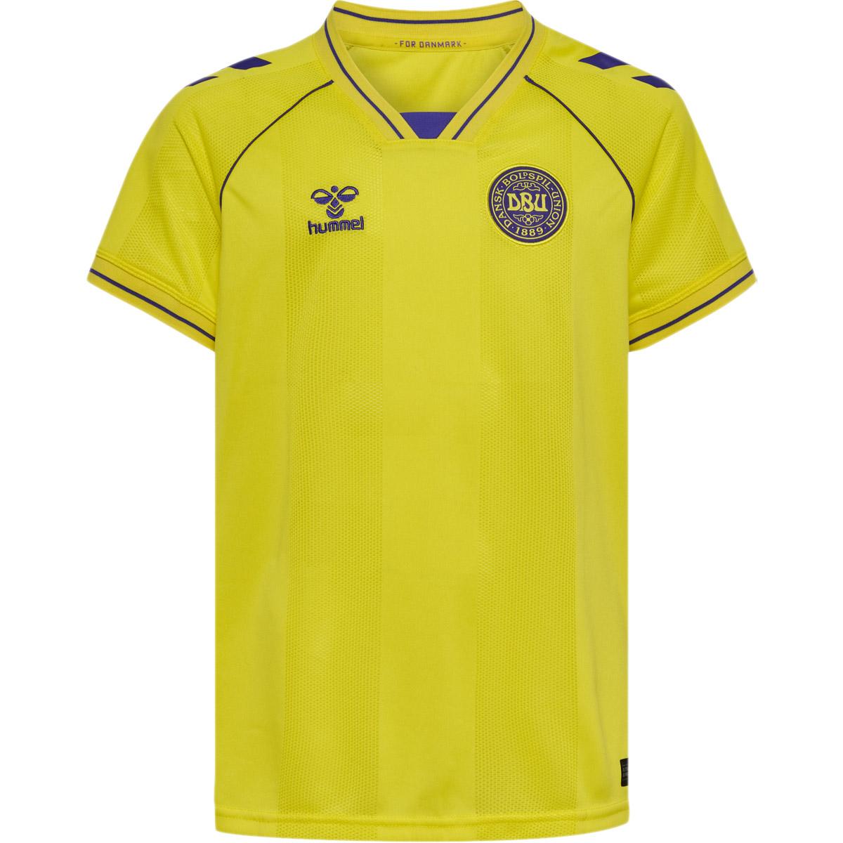 Danmark 26/27 Målmandstrøje Børn Yellow/Blue