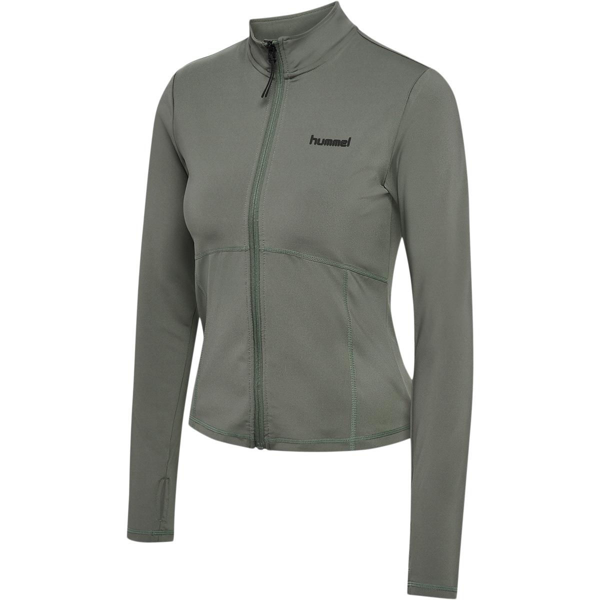 hummel Prima Full Zip Treningsgenser Dame CASTOR GRAY
