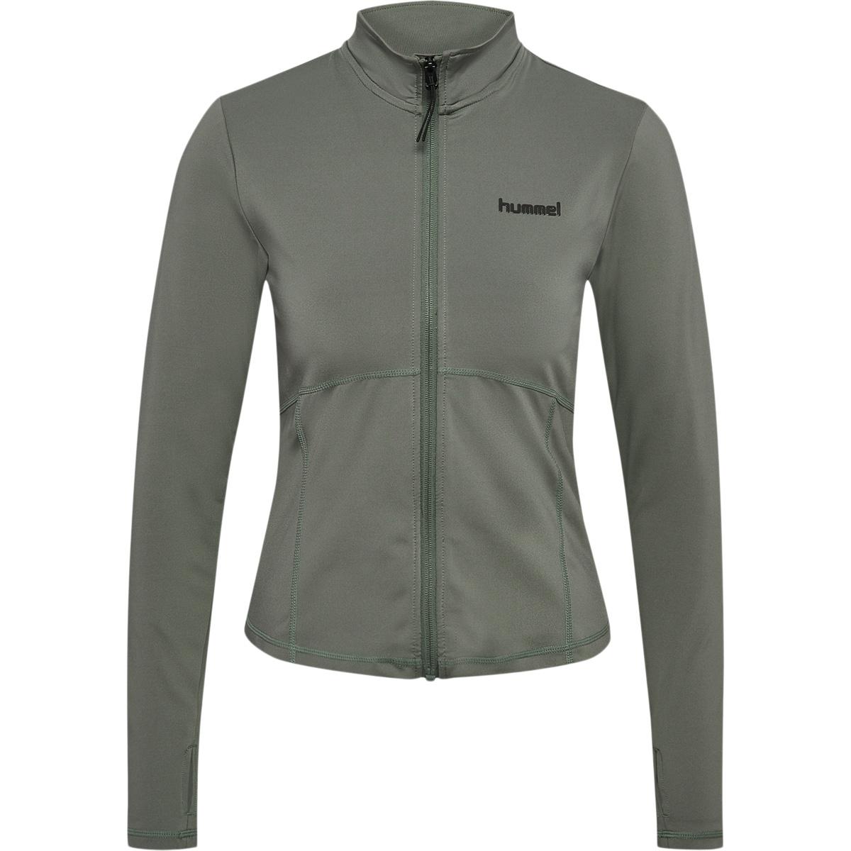 hummel Prima Full Zip Treningsgenser Dame CASTOR GRAY