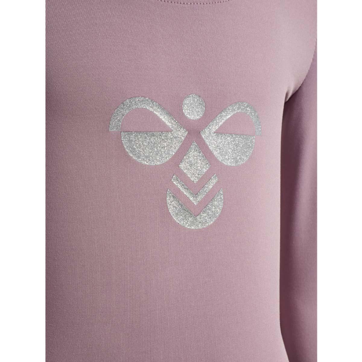 hummel Glitter Tights Gymnastikkdrakt Barn SEA FOG