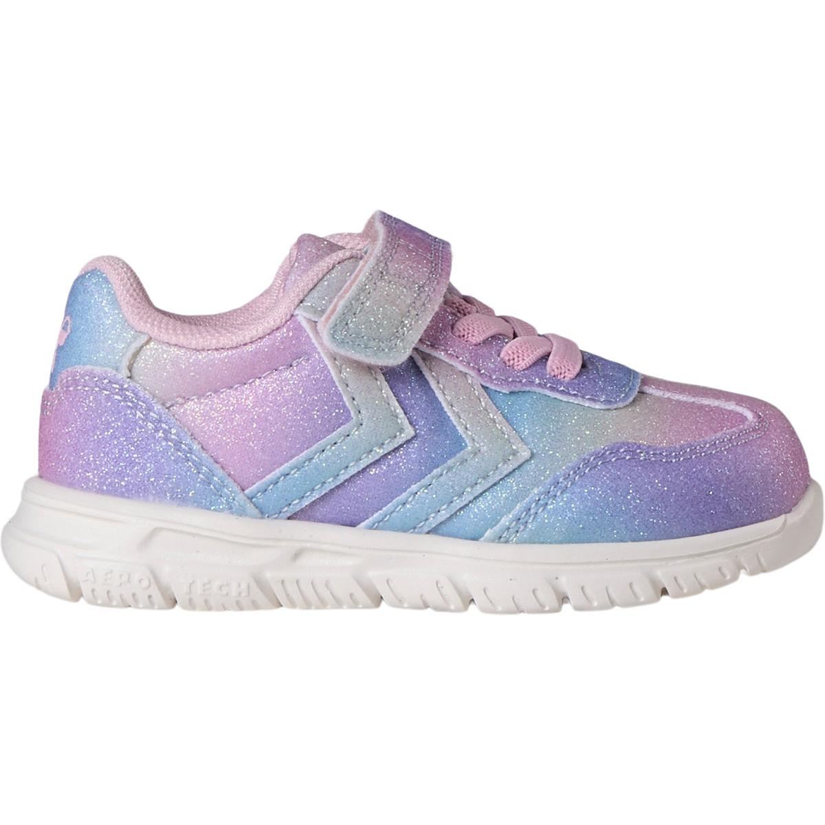 hummel Crosslite Glitter 2.0 I Velcro Sneakers Børn MULTI COLOUR PINK/PURPLE