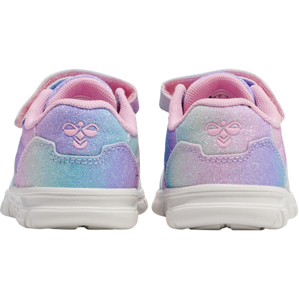 hummel Crosslite Glitter 2.0 I Velcro Sneakers Børn MULTI COLOUR PINK/PURPLE
