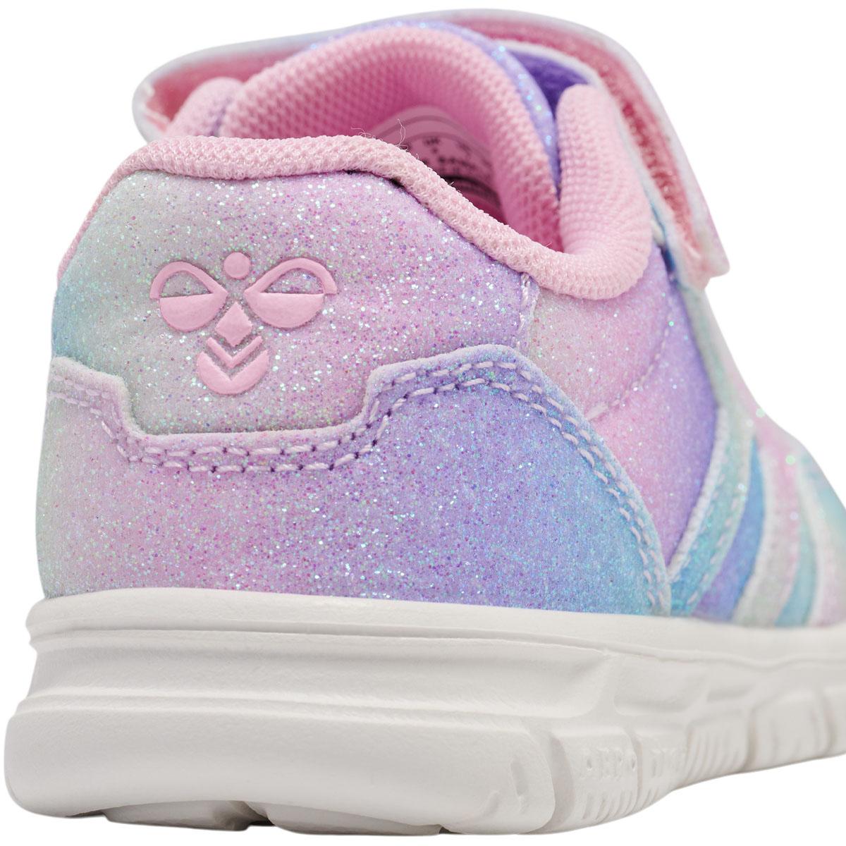 hummel Crosslite Glitter 2.0 I Velcro Sneakers Børn MULTI COLOUR PINK/PURPLE