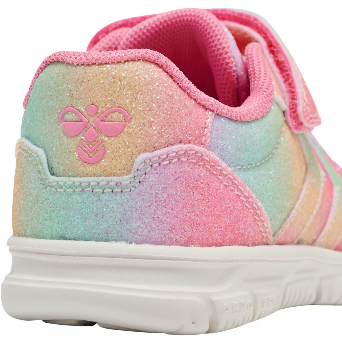 hummel Crosslite Glitter 2.0 I Velcro Sneakers Børn MULTI COLOUR RED/YELLOW/GREEN