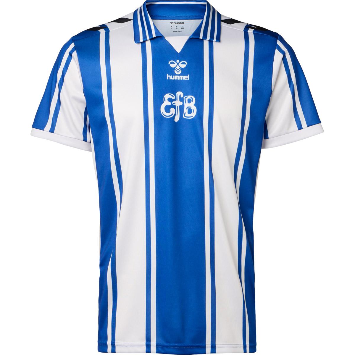 Esbjerg fB Retro T-skjorte Blue/White