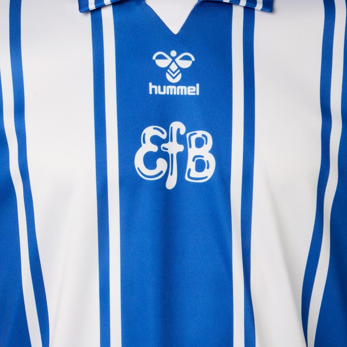 Esbjerg fB Retro T-skjorte Blue/White