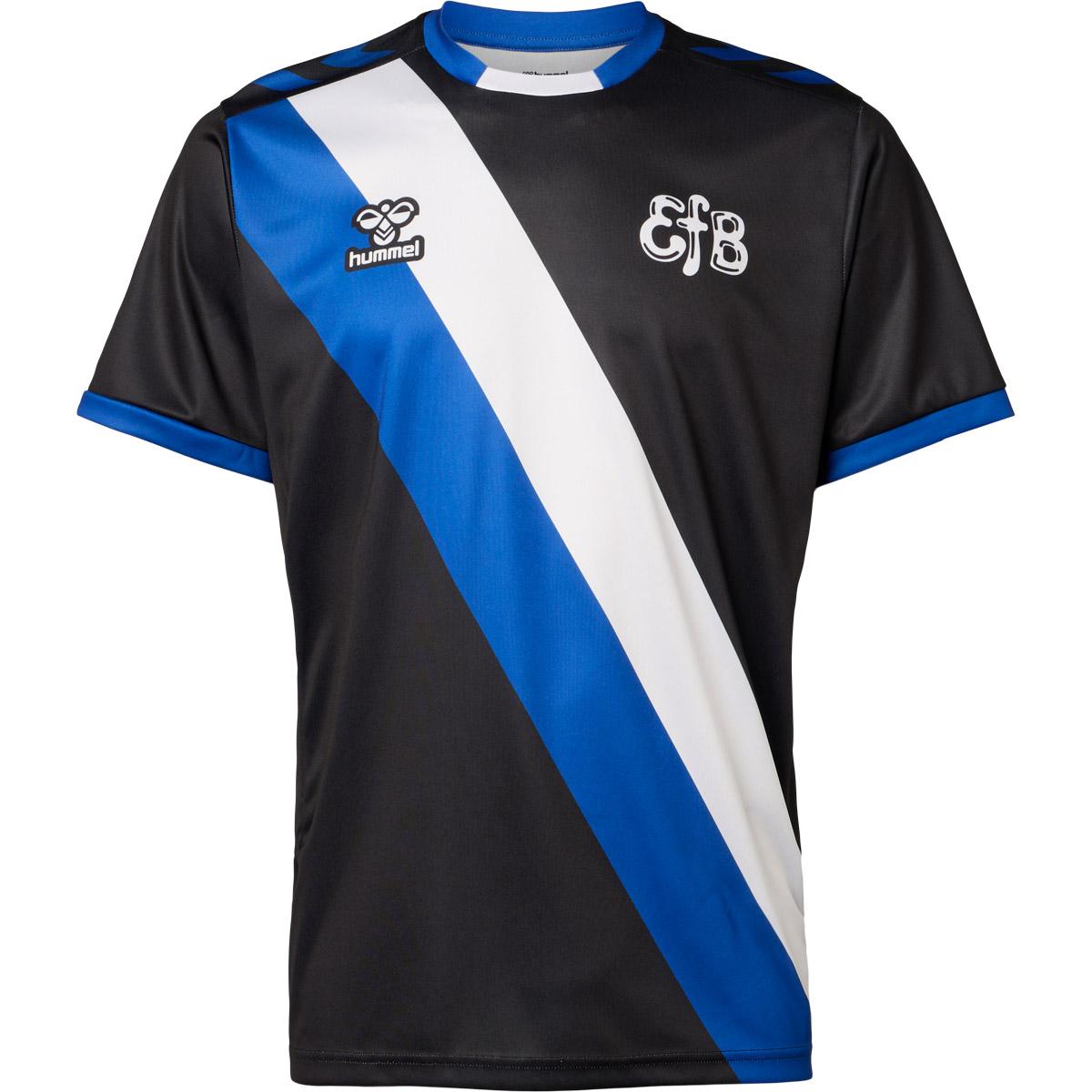 Esbjerg fB Retro T-skjorte Black/Blue/White
