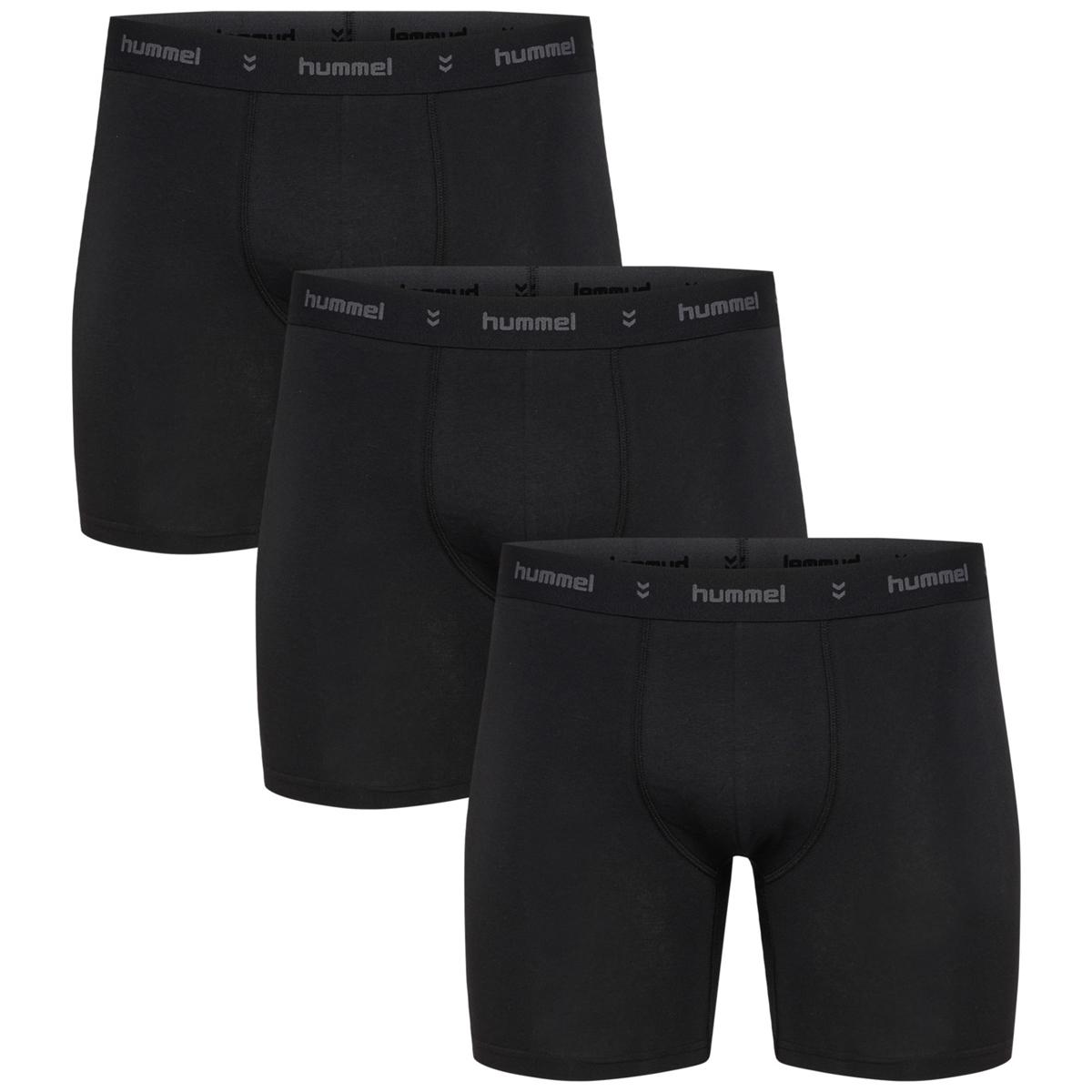 hummel Comfort 3-Pack Boxershorts Herre BLACK