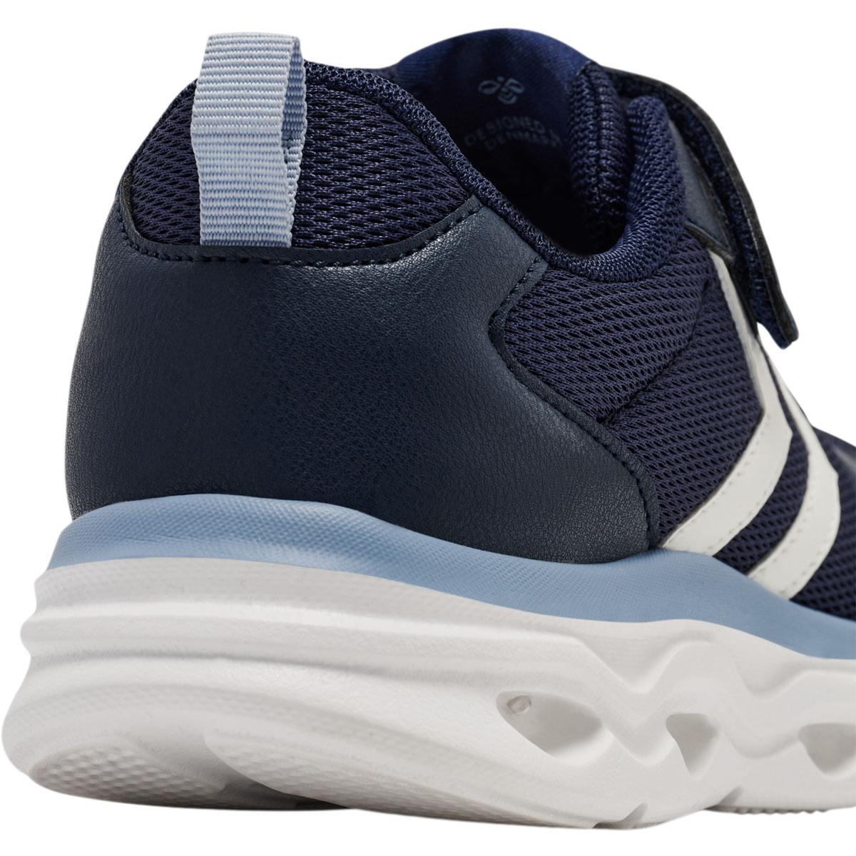 hummel Skylight Velcro Sneakers M/Lys Børn FLINT STONE/BLACK IRIS