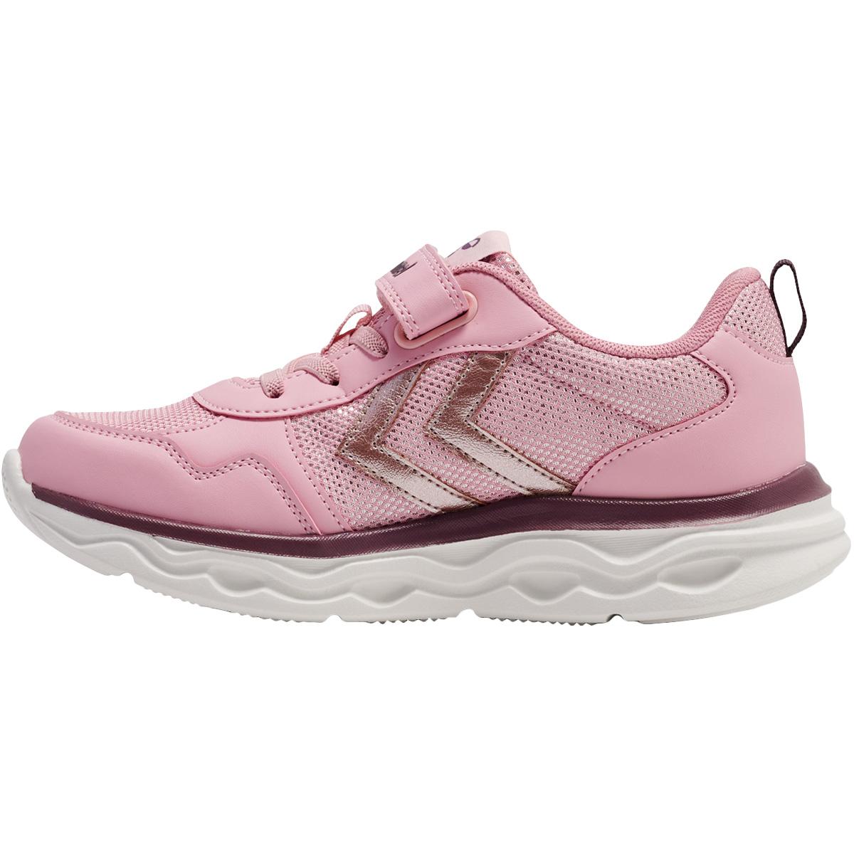 hummel Skylight Velcro Sneakers M/Lys Børn PINK NECTAR