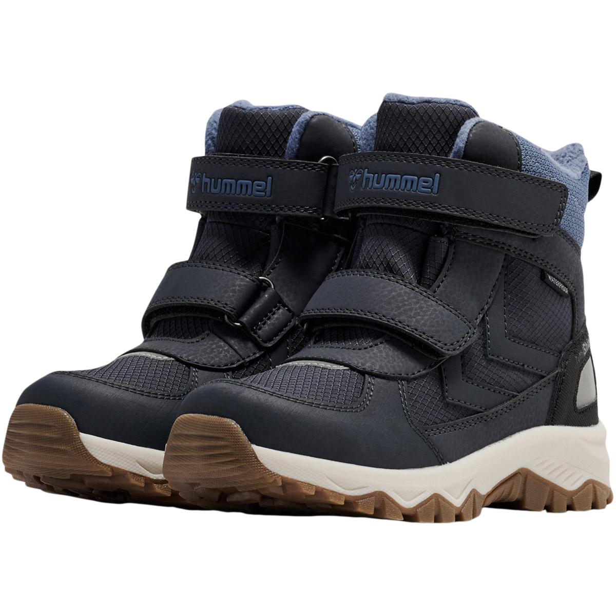 hummel Storm Tex Velcro Vinterstøvler Børn EBONY