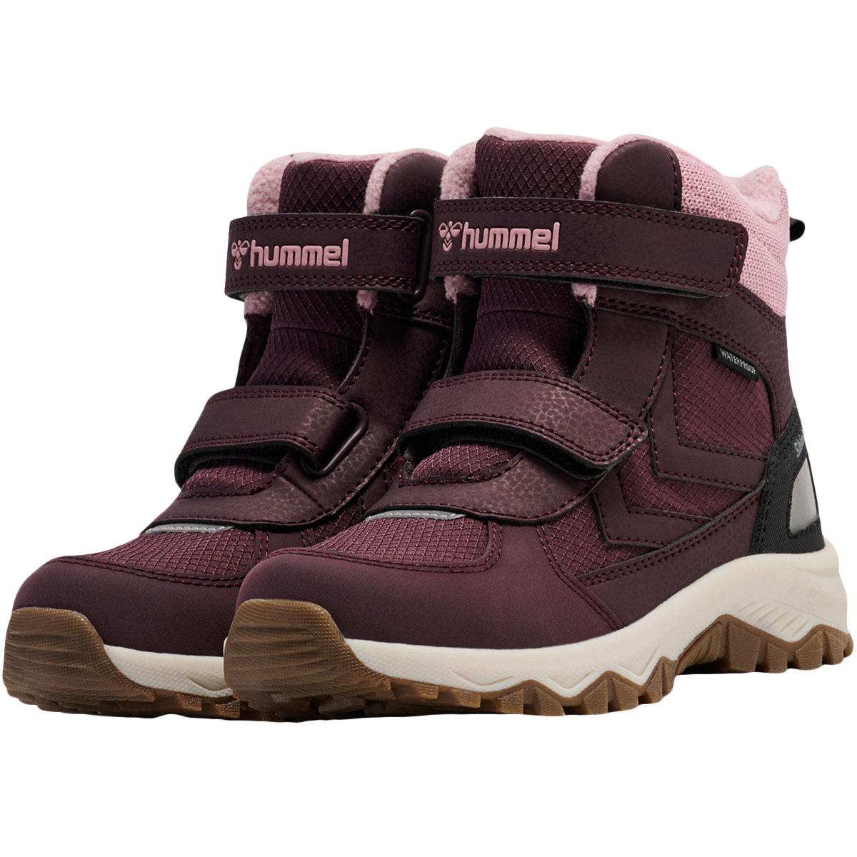 hummel Storm Tex Velcro Vinterstøvler Børn WINETASTING