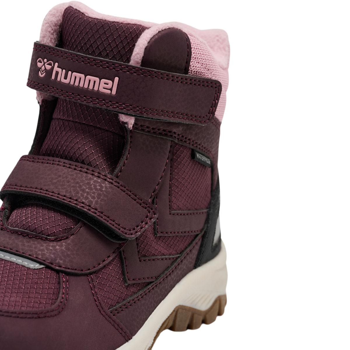 hummel Storm Tex Velcro Vinterstøvler Børn WINETASTING