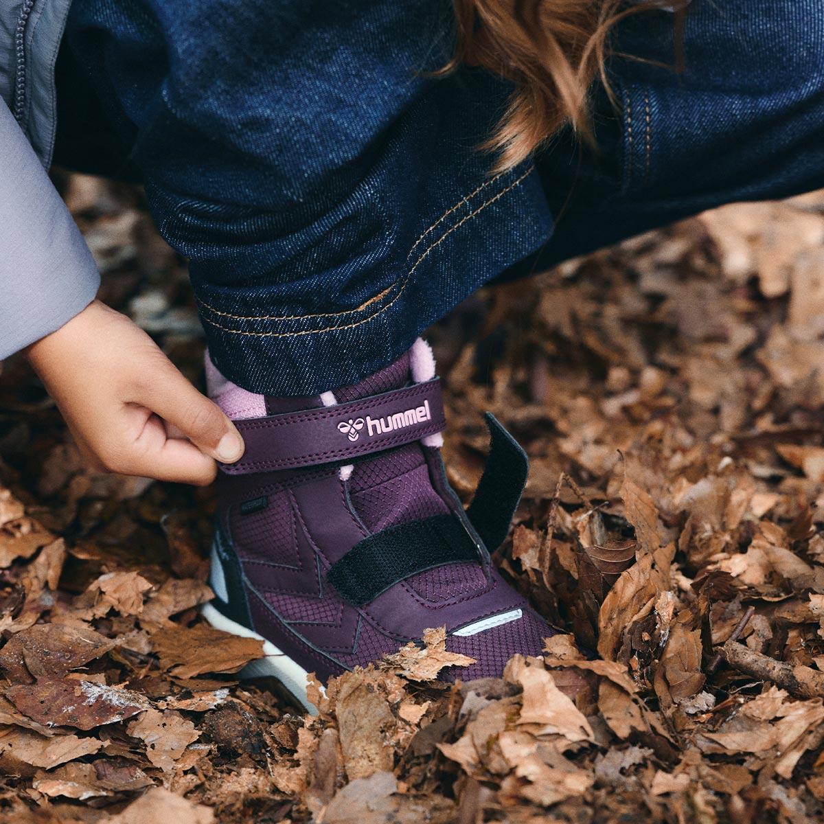 hummel Storm Tex Inf Velcro Vinterstøvler Børn WINETASTING