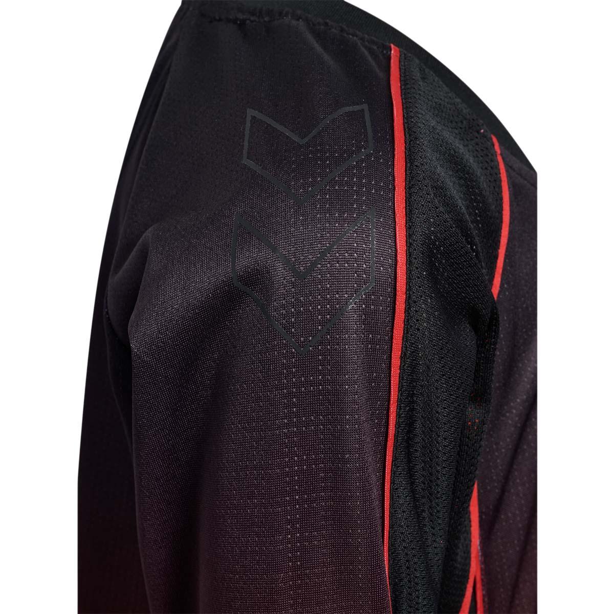 DBU x ALIS 26 Langærmet Landsholdstrøje Børn BLACK/RED