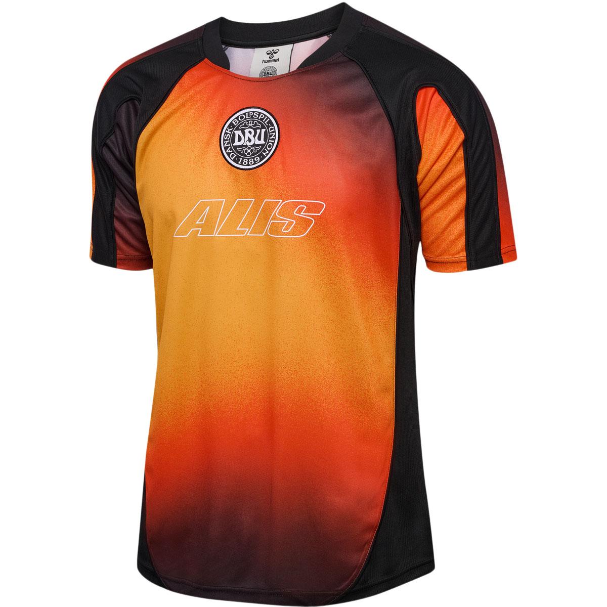 DBU x ALIS 26 Pre Game Oppvarmings T-skjorte ORANGE