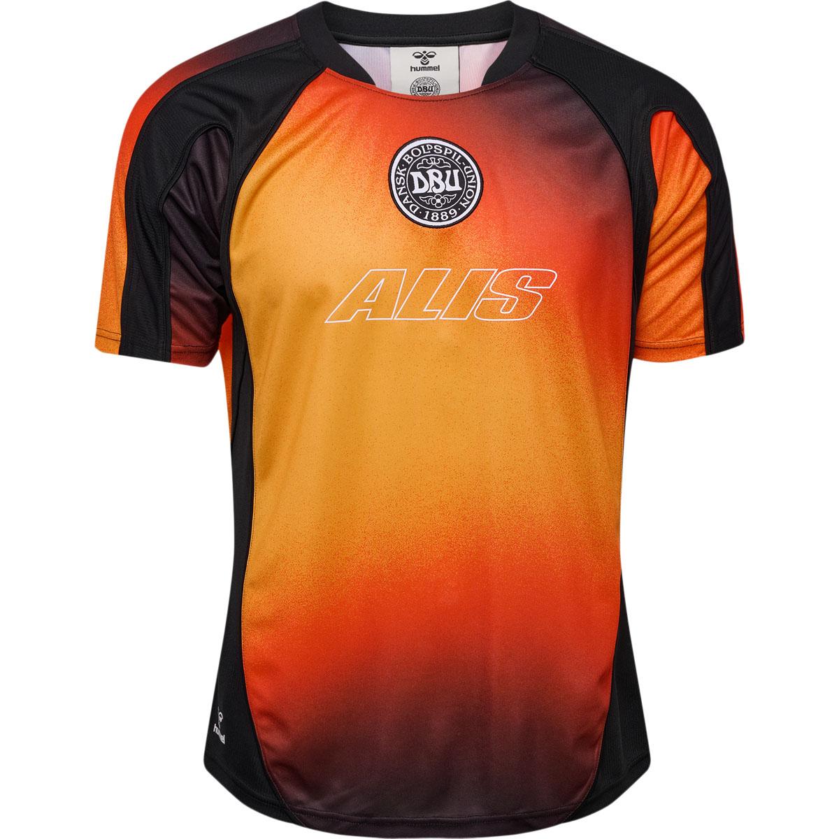 DBU x ALIS 26 Pre Game Oppvarmings T-skjorte ORANGE