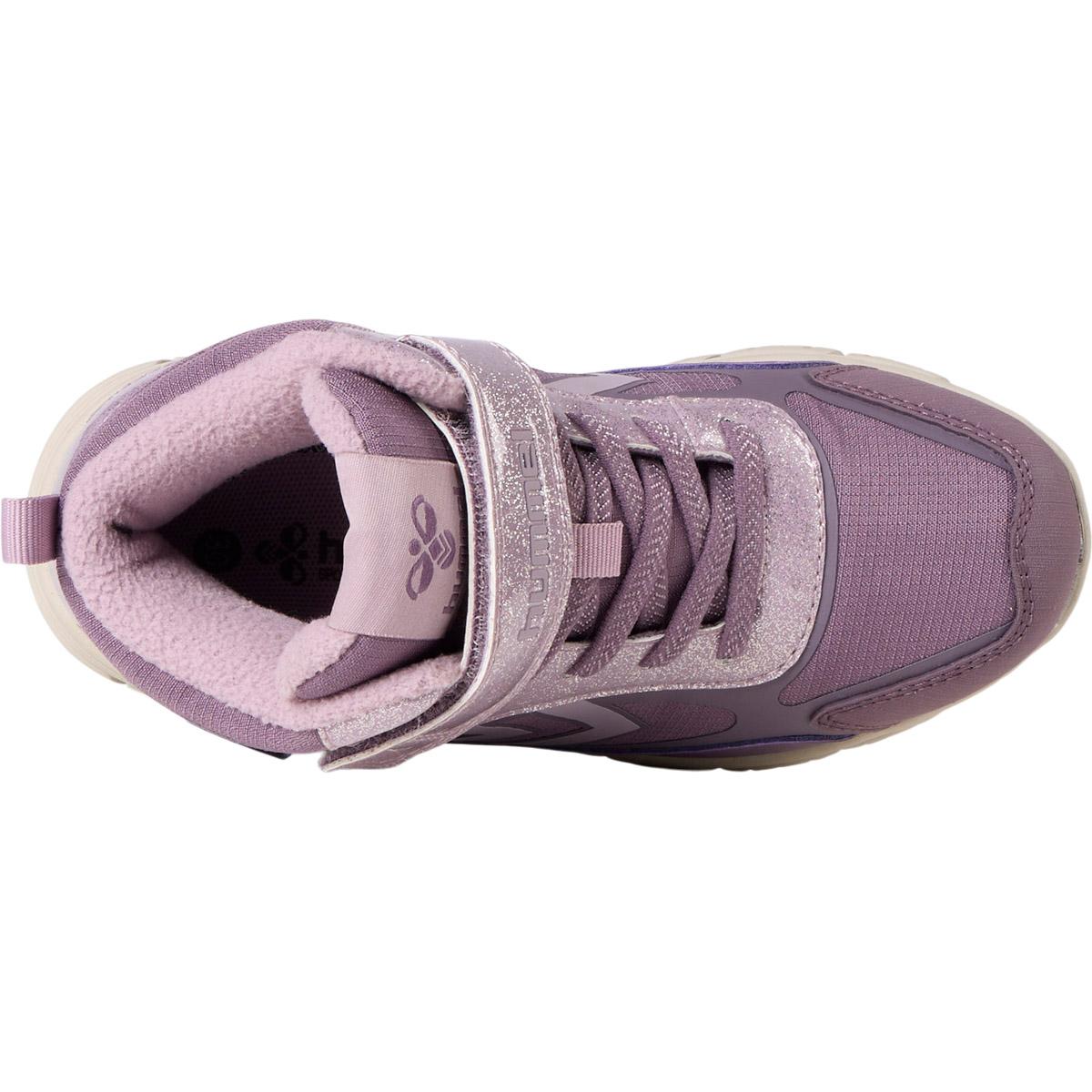 hummel X-Trail High Tex 2.0 Velcro Vinterstøvler Børn BLACK PLUM