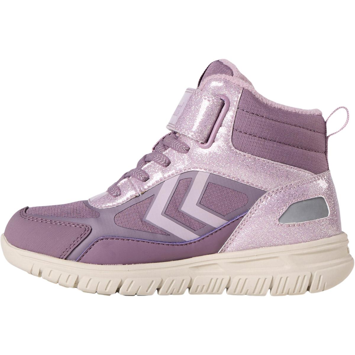 hummel X-Trail High Tex 2.0 Velcro Vinterstøvler Børn BLACK PLUM