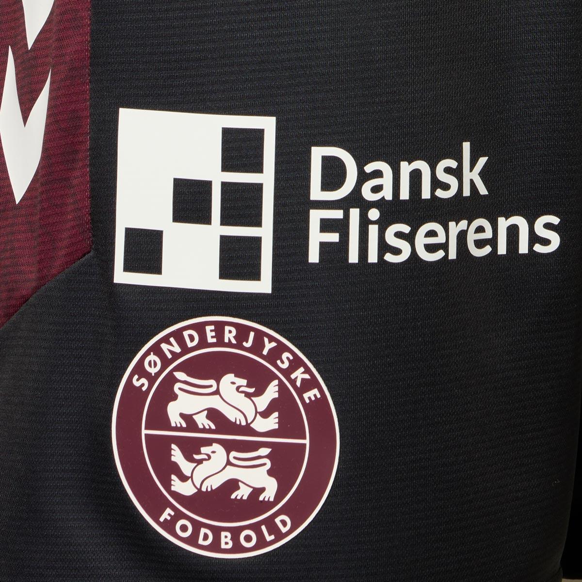Sønderjyske Fodbold 26/27 Udebaneshorts Black/Bordeaux