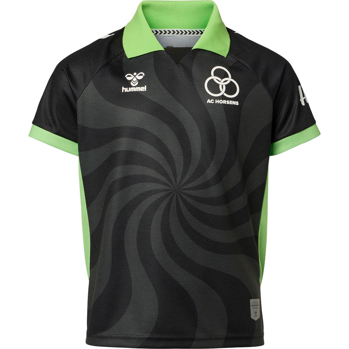 AC Horsens 26/27 Udebanetrøje Børn Black/Green