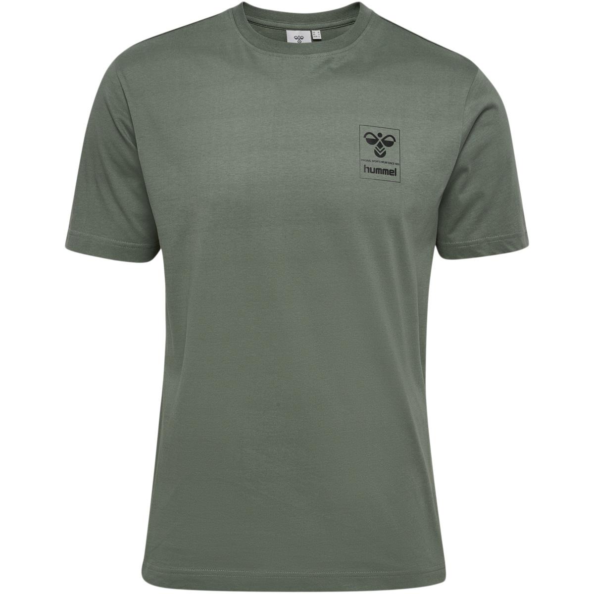 hummel James T-shirt Herre CASTOR GRAY