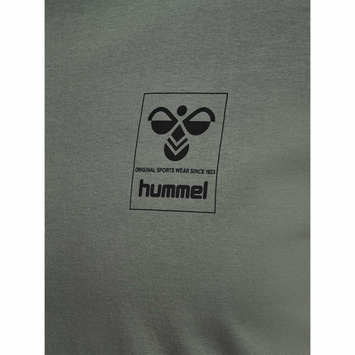 hummel James T-shirt Herre CASTOR GRAY