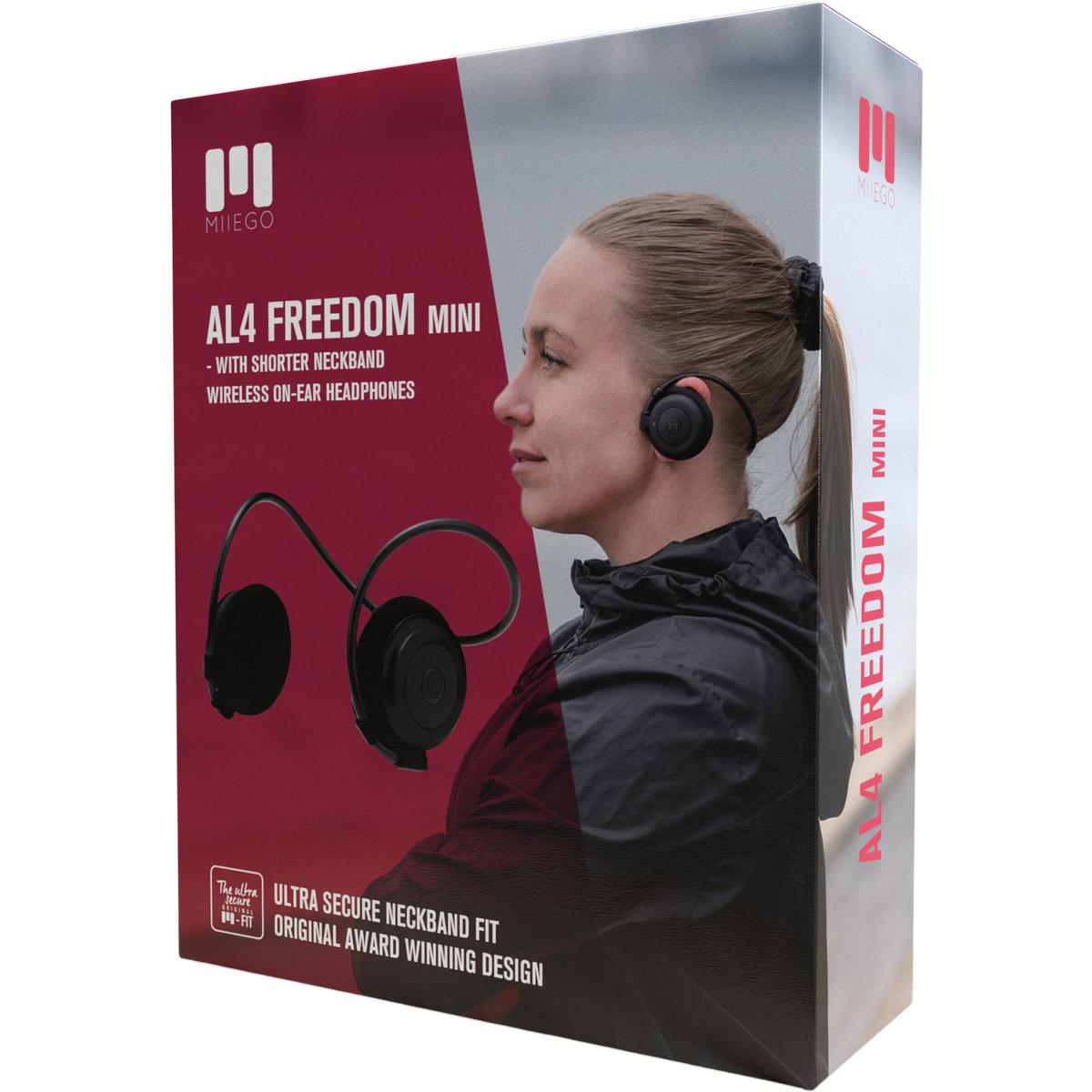 MIIEGO AL4 Freedom Mini Trådløse On-Ear Høretelefoner Black