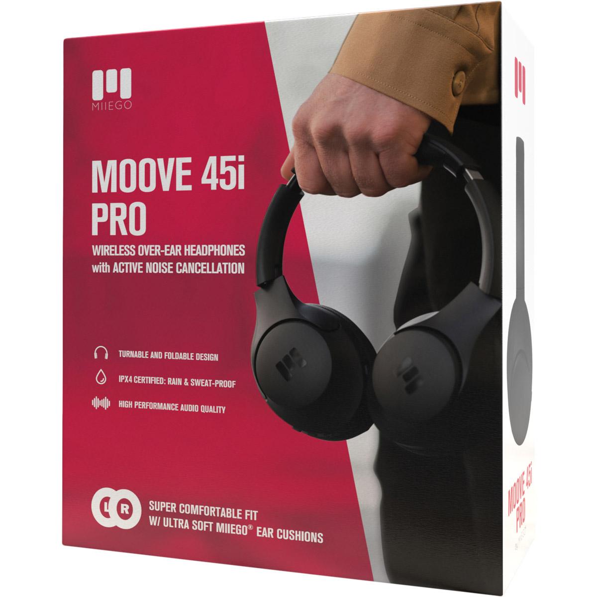 MIIEGO MOOVE 45i Pro Over-Ear Høretelefoner Black