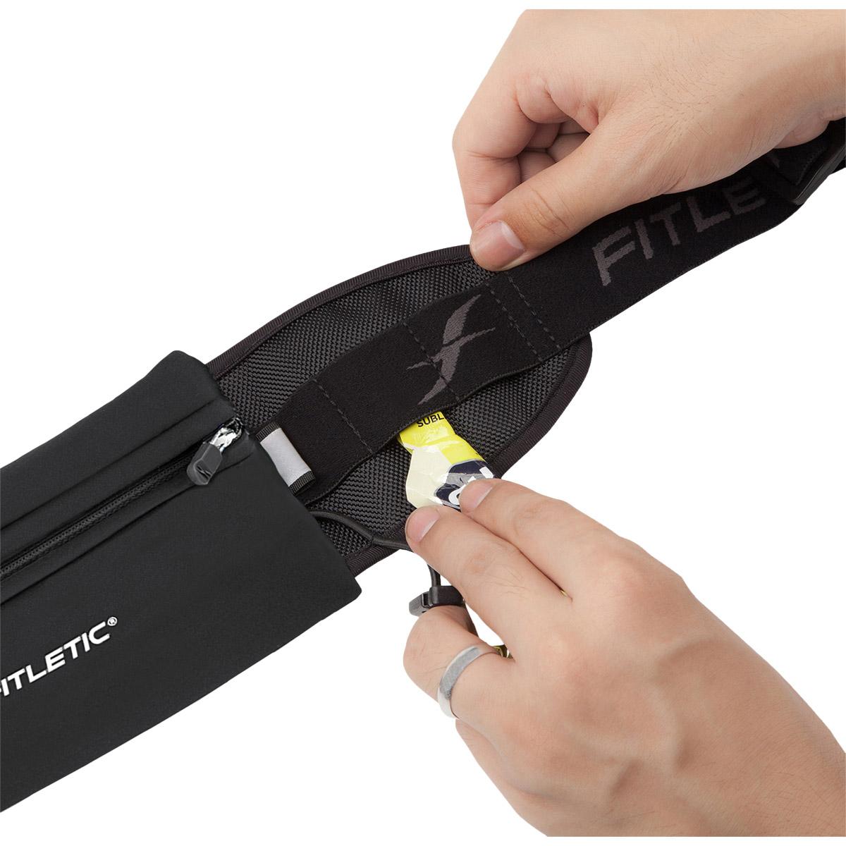 FITLETIC Ultimate 1 Løbebæltetaske Black/Black