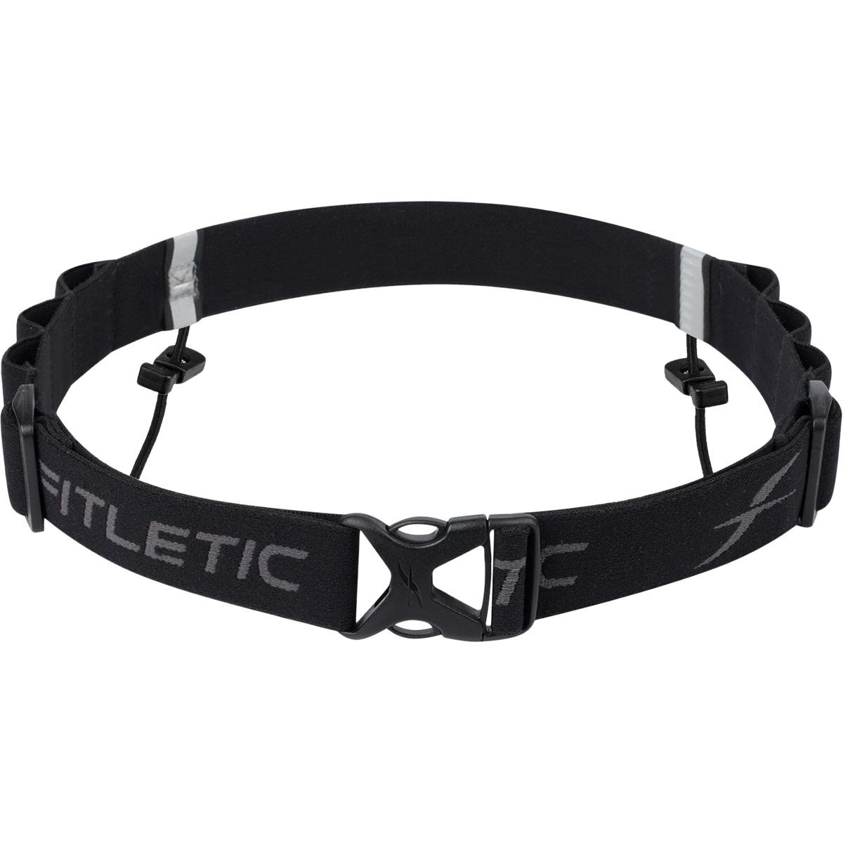 FITLETIC Race 2 Number Løbebælte BLACK/GREY