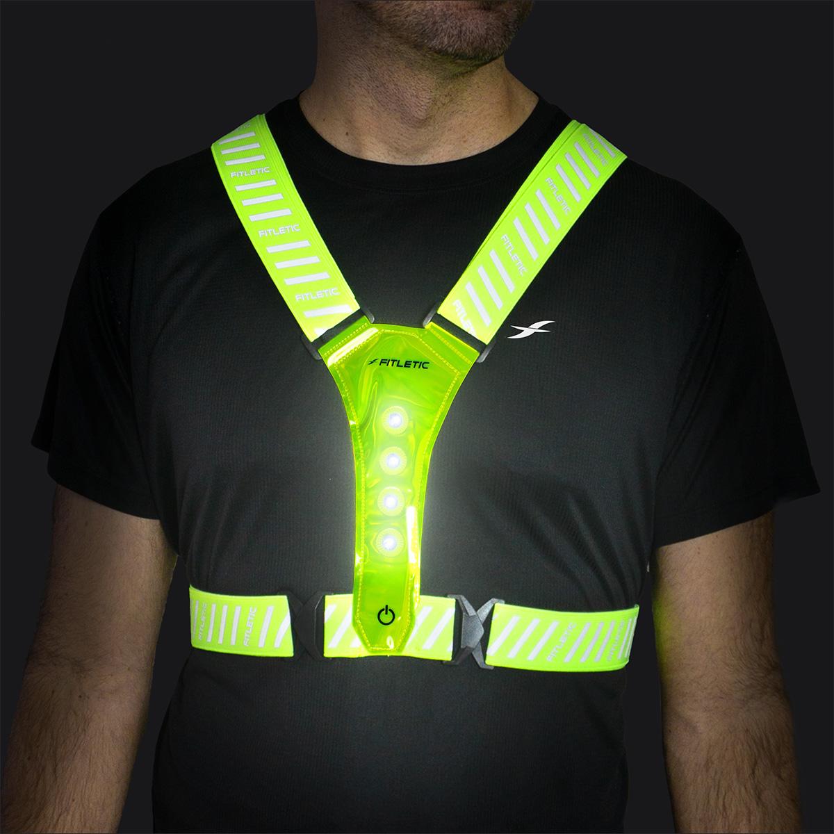 Fitletic Lumi LED Vest Yellow/silver
