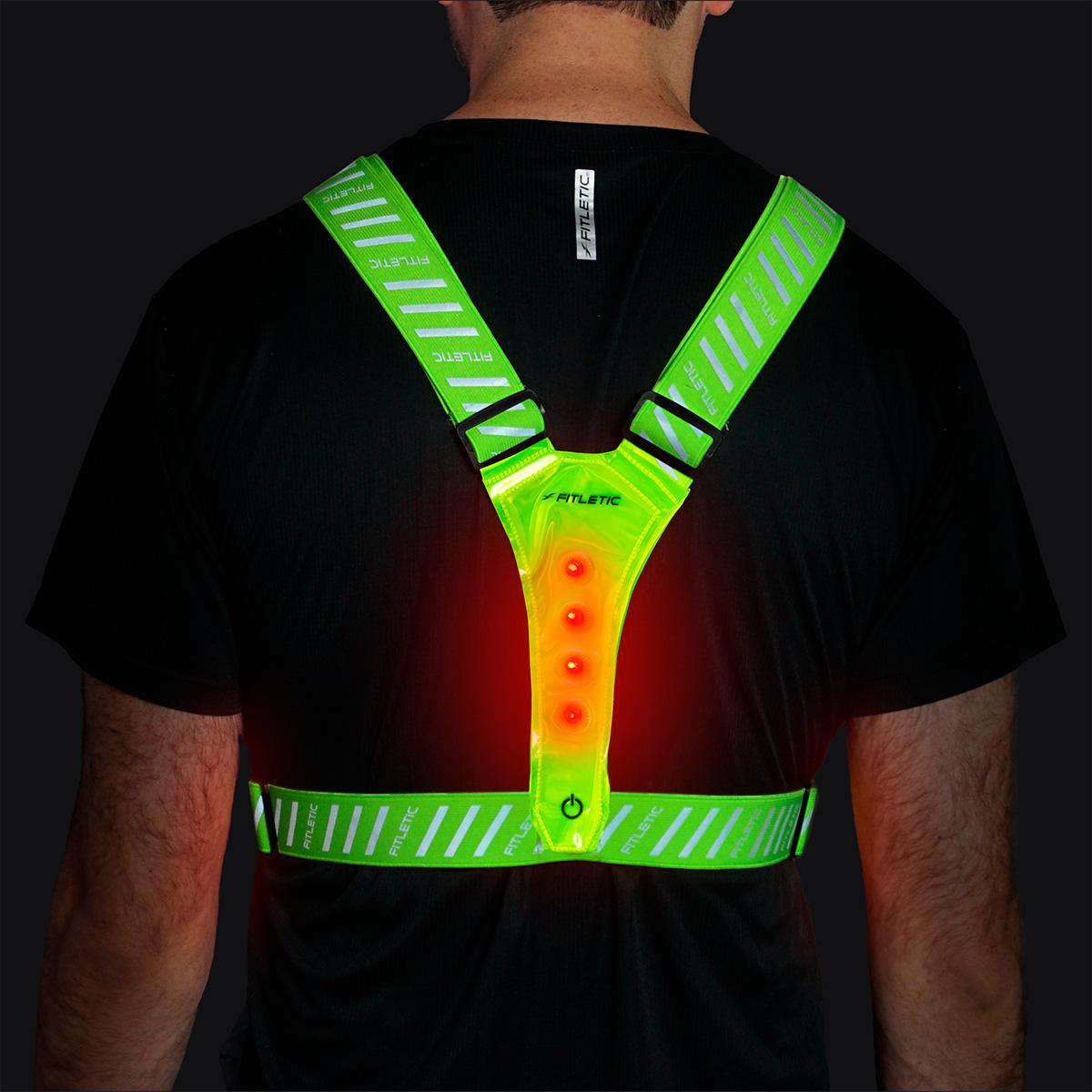 Fitletic Lumi LED Vest Yellow/silver