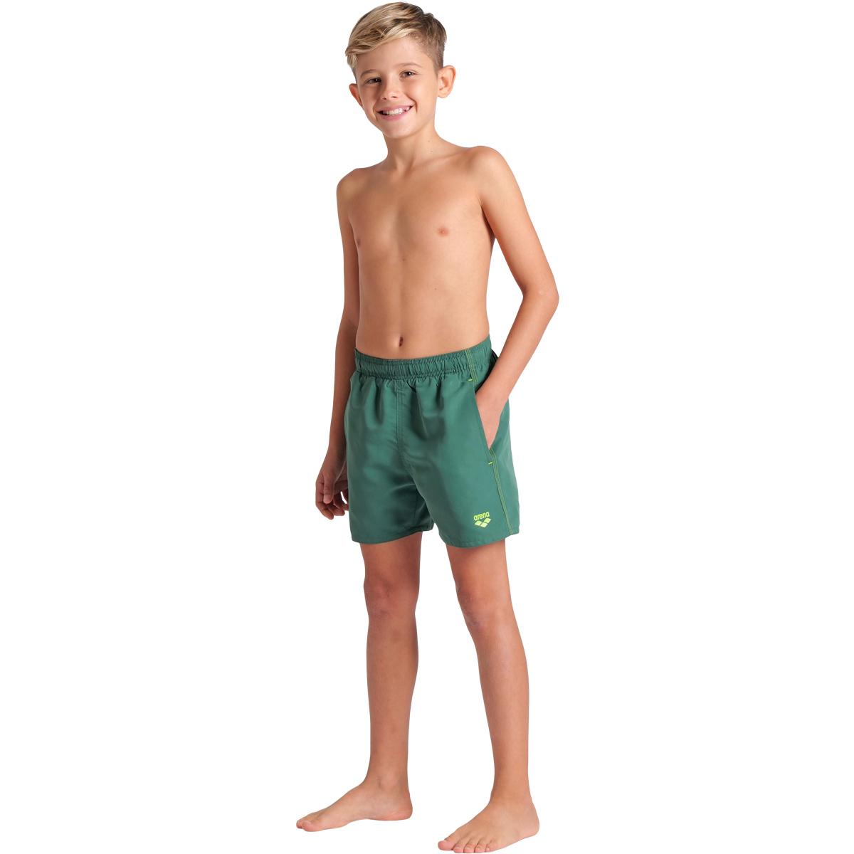 Arena Beach Boxer Solid R Badeshorts Børn Green