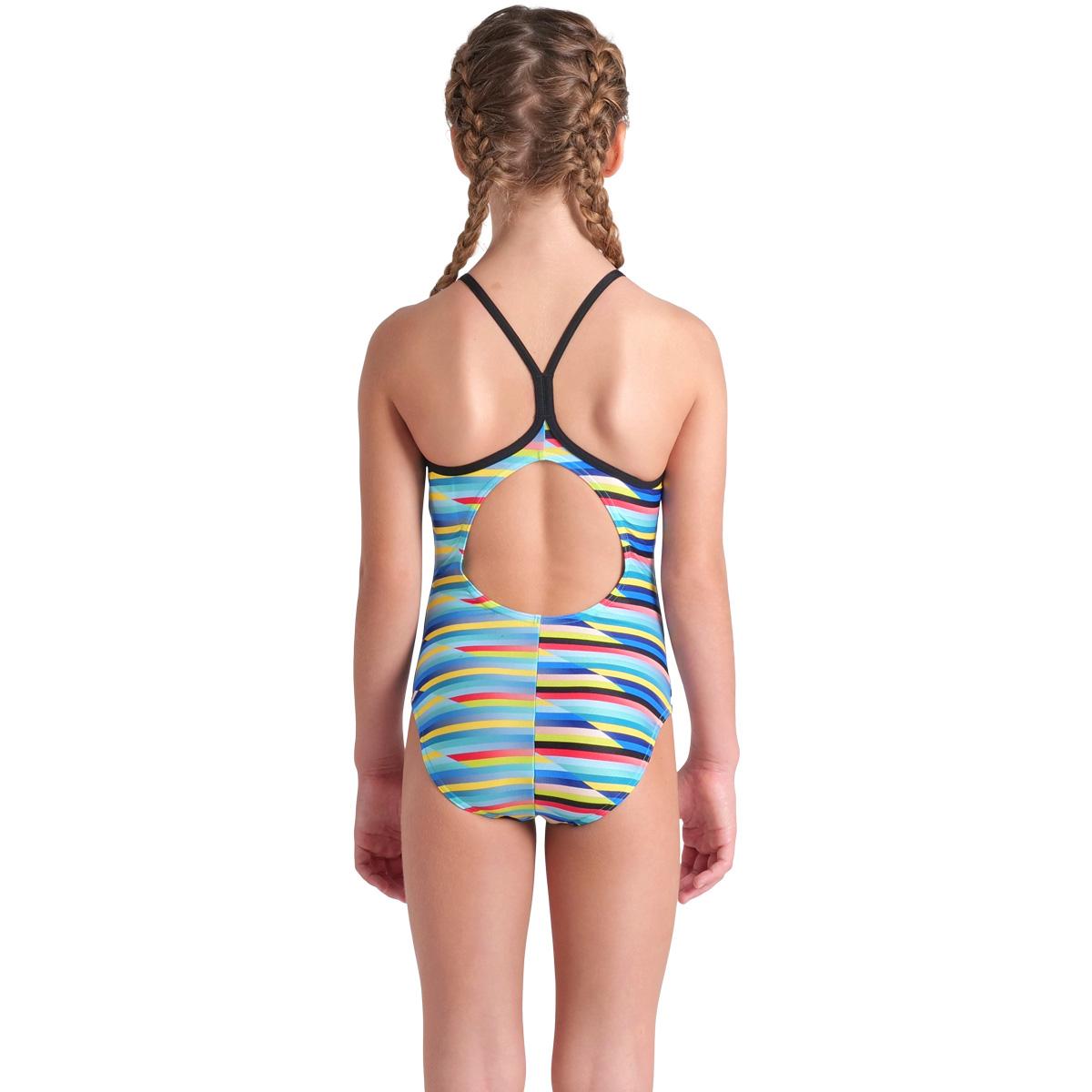 Arena Racing Stripe Lightdrop Back Badedragt Børn Multi Color/Black
