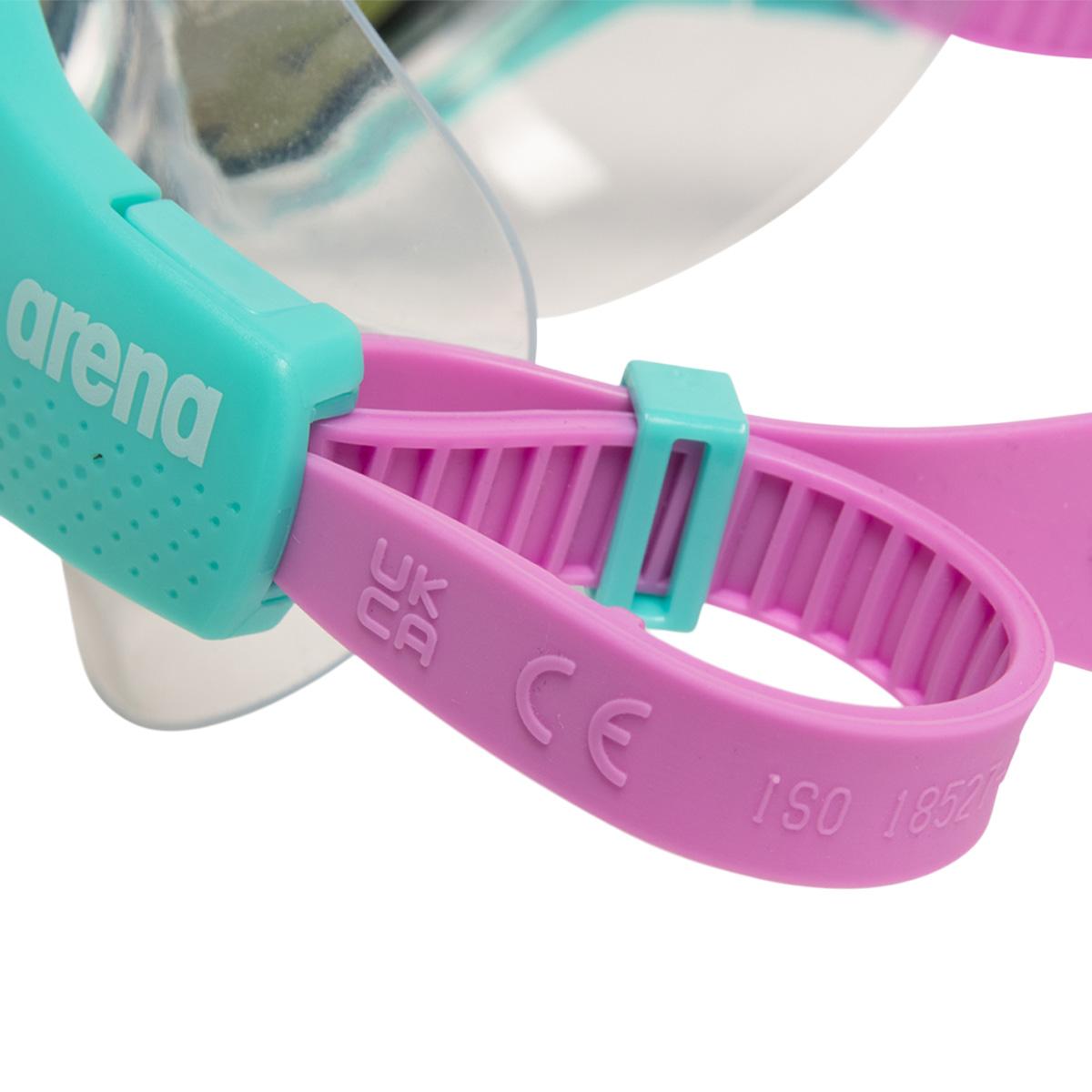 Arena The One Mask Mirror Svømmebriller Børn Purple/Turkis
