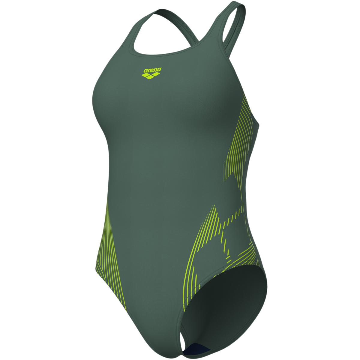 Arena Lily Pro Back Badedrakt Dame SAGE-SAGE