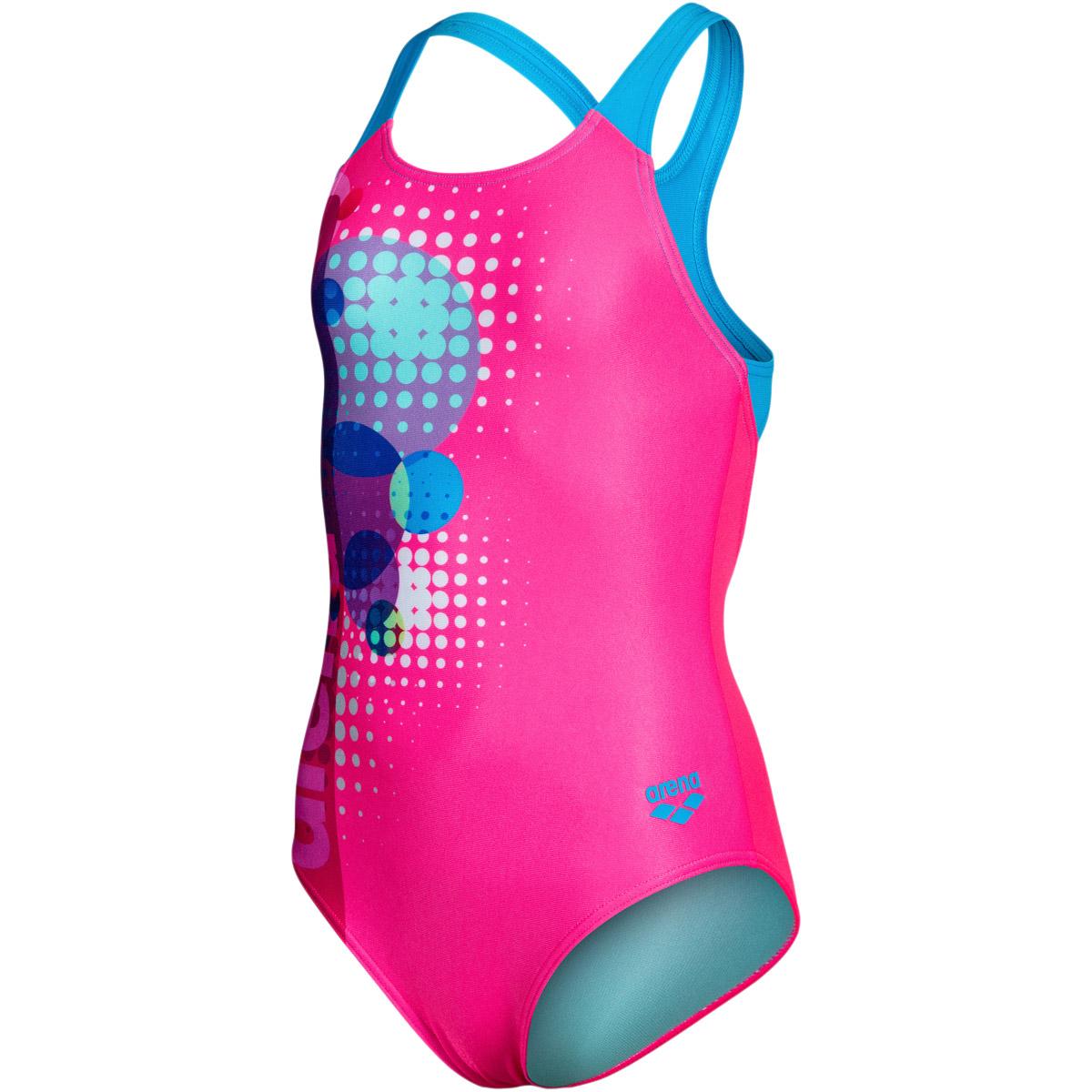 Arena Dots Badedragt Børn Pink