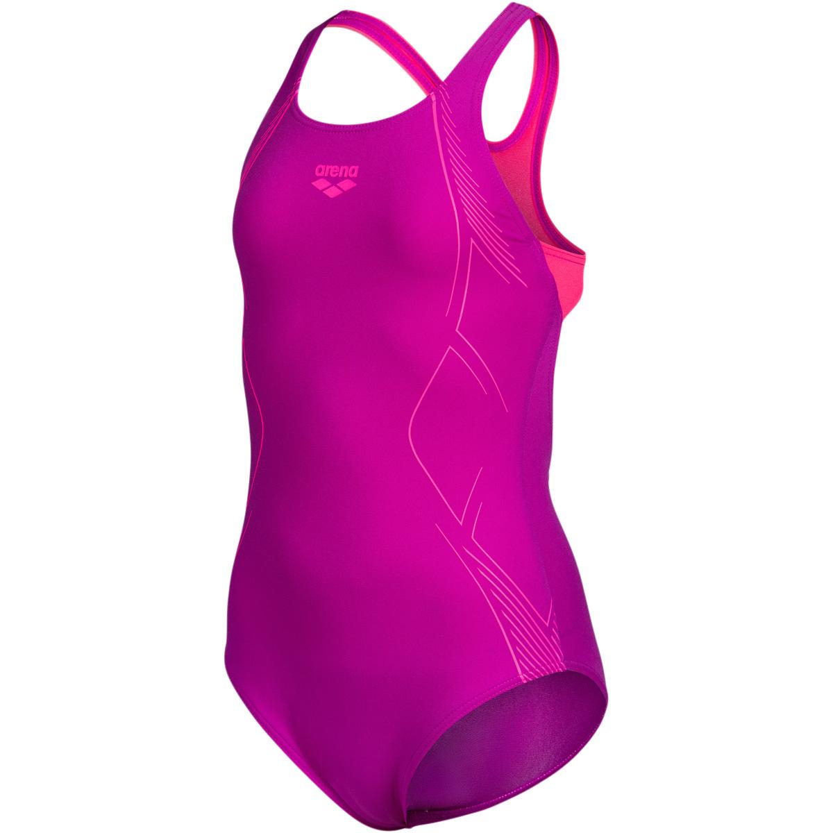 Arena Graphic Swim Pro Back Badedragt Børn Fuchsia