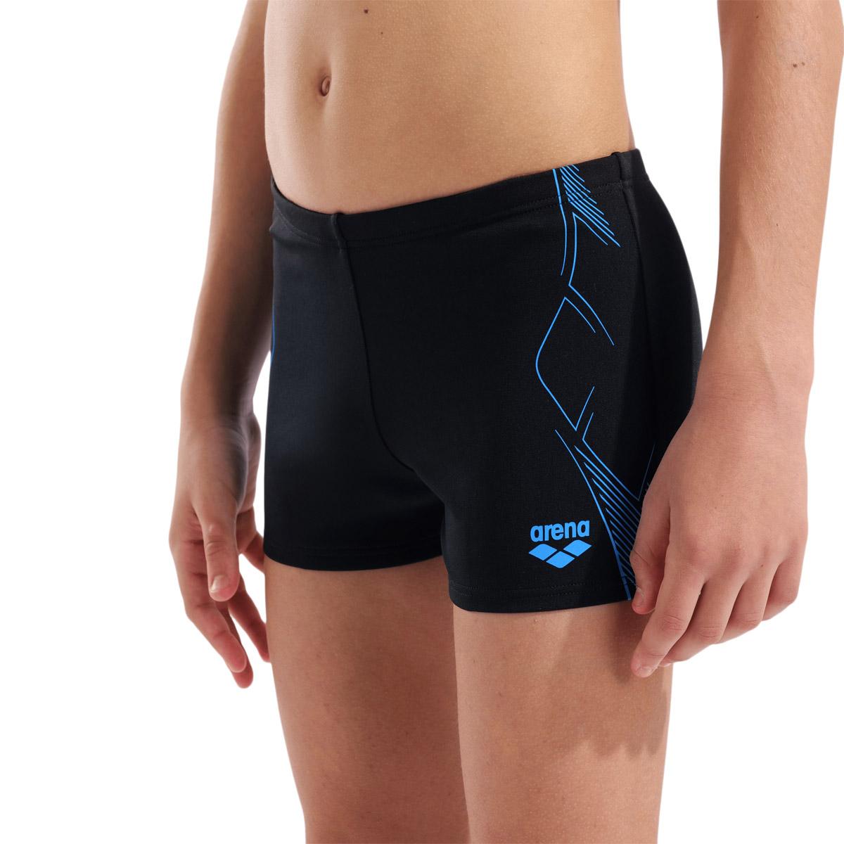 Arena Graphic Swim Badebukser M/Korte Ben Børn Black