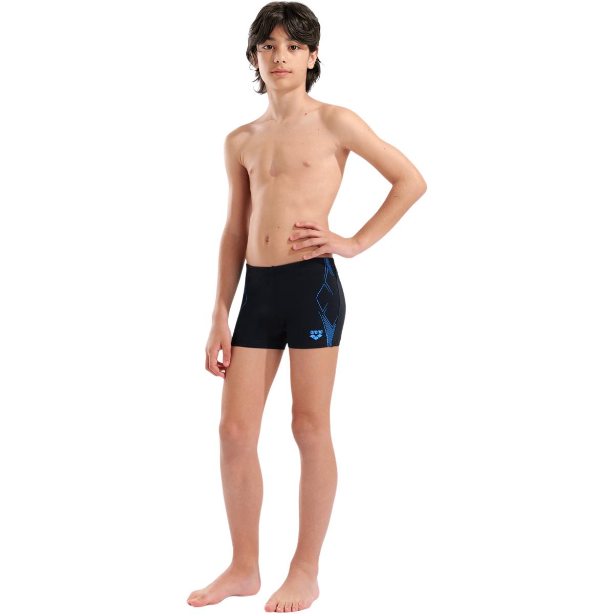 Arena Graphic Swim Badebukser M/Korte Ben Børn Black