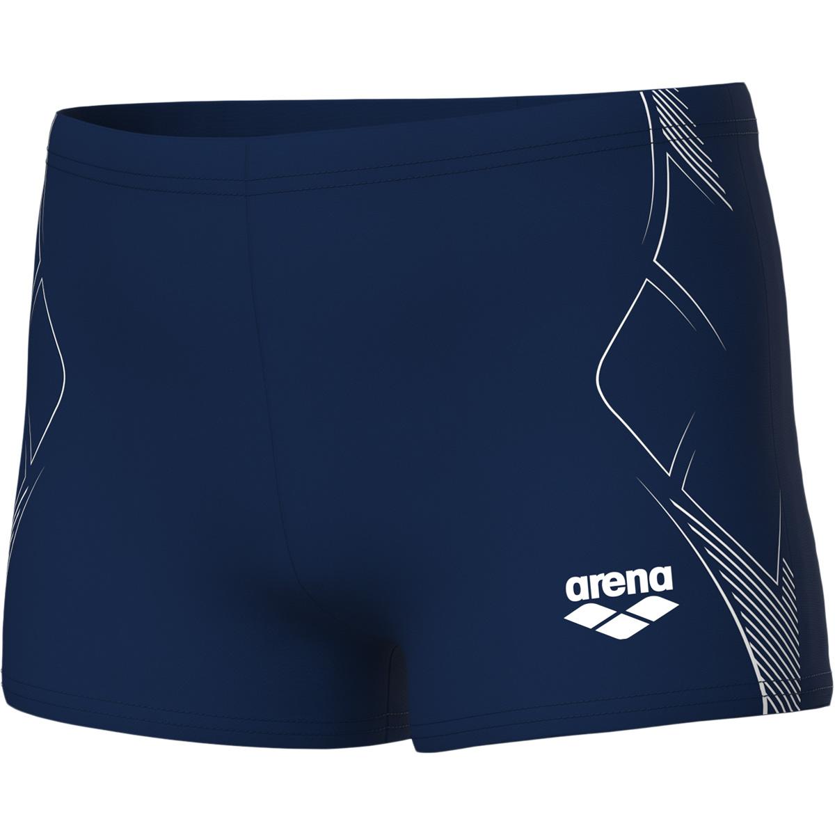 Arena Graphic Swim Badebukser M/Korte Ben Børn Navy