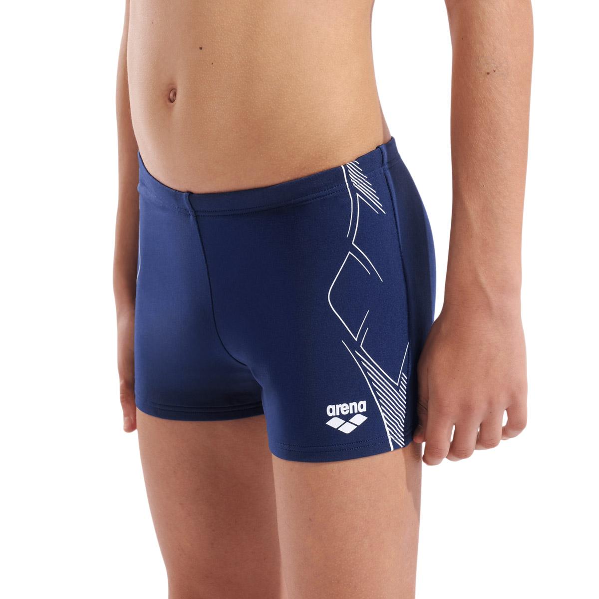 Arena Graphic Swim Badebukser M/Korte Ben Børn Navy