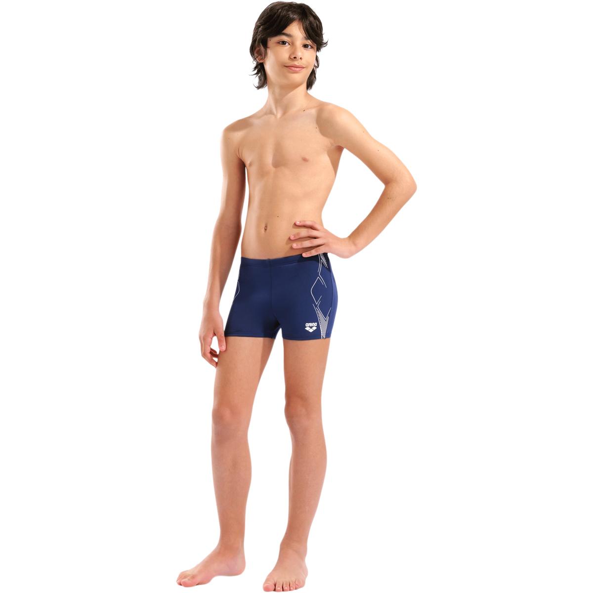 Arena Graphic Swim Badebukser M/Korte Ben Børn Navy