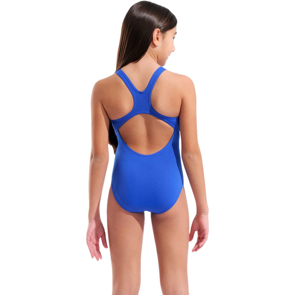 Arena Midnight Pro Back Badedragt Børn NEON BLUE MULTI-NEON BLUE