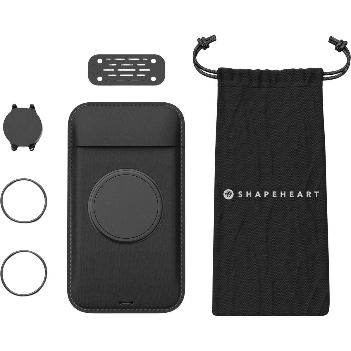 Witt Shapeheart Bike Mount Classic Mobilholder Black