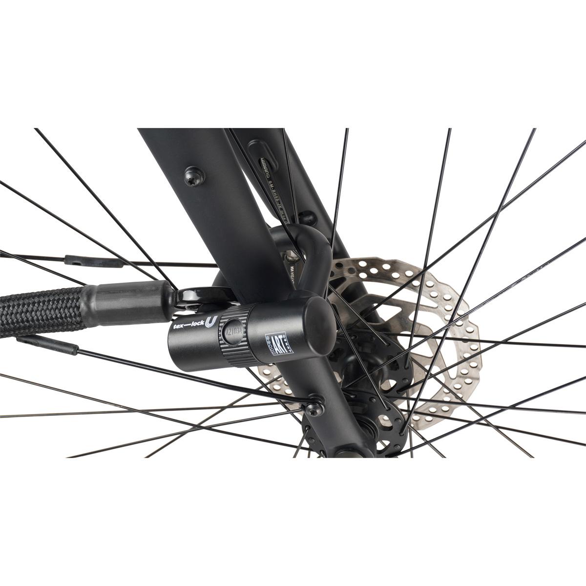 Witt Texlock Eyelet M U/X-Lock Cykellås Black
